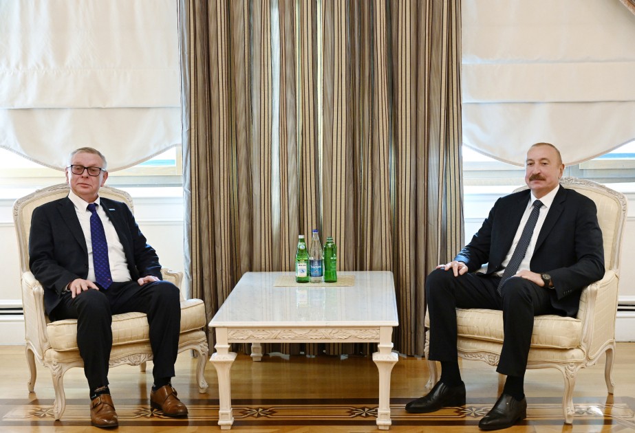 Prezident İlham Əliyev BMT-nin Terrorçuluqla Mübarizə İdarəsinin nümayəndəsi Aleksandr Zuyevi qəbul edib
